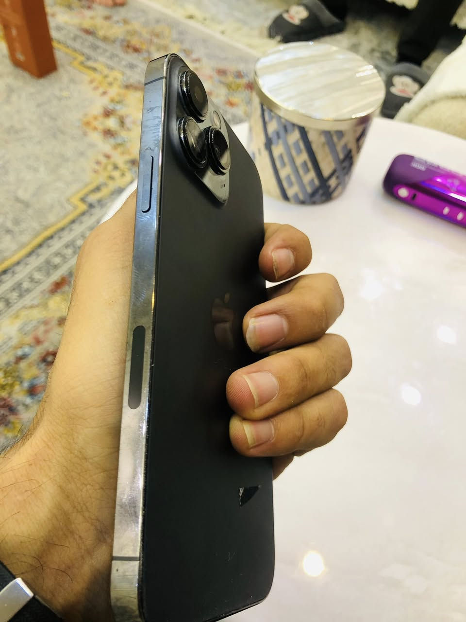 السلام عليكم ايفون ١٣ برو ماكس جهاز نضيف بمعنى الكلمة امريكي بطاريه ٨٥ بلاديه ذاكره واحد تيرا غير متواجد ع الخاص الاتصال *********** عنوان شهداء العبيدي
