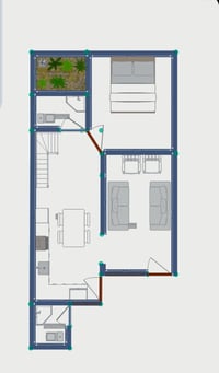 مخطط 6×12تصميم المساحة الصغيرة حسب احتياج الزبون  مكتب شناشيل للمساحة ...