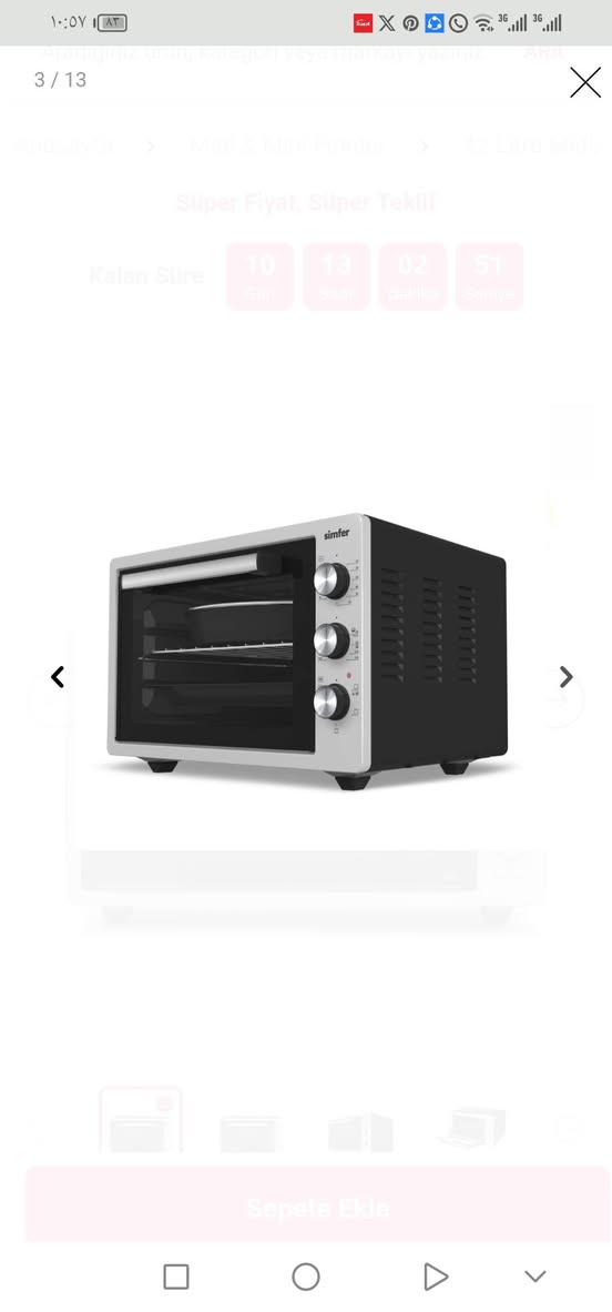 فرن نوع سيمفر تركي قياس الكبير طول ٦٣ وعرض ٤٠ ارتفاع ٤٠ . مستعمل قليل جدا جدا كلش نظيف كركوك, العراق


**إذا كنت صاحب هذا الإعلان وتريد حذفه لأي سبب، رجاءا أرسل رسالة إلى الدعم الفني**