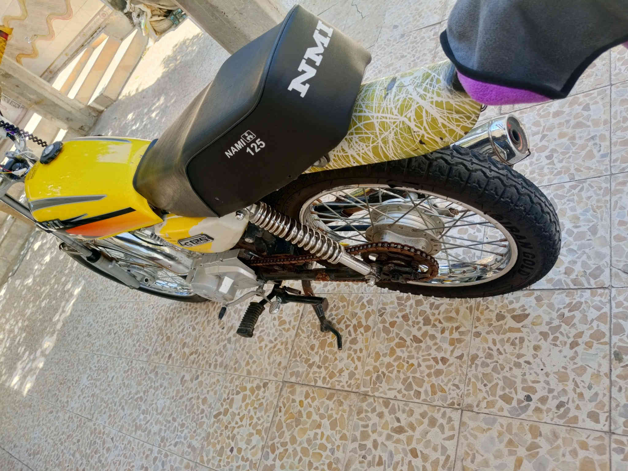 السلام عليكم دراجه اربعه گير للبيع محرك نام برو موديل 21 تعمير كلك مكان الحله شارع 100 جديد يودي شريفه بت الحسن سعر 270 وبيها مجال رقم ***********
