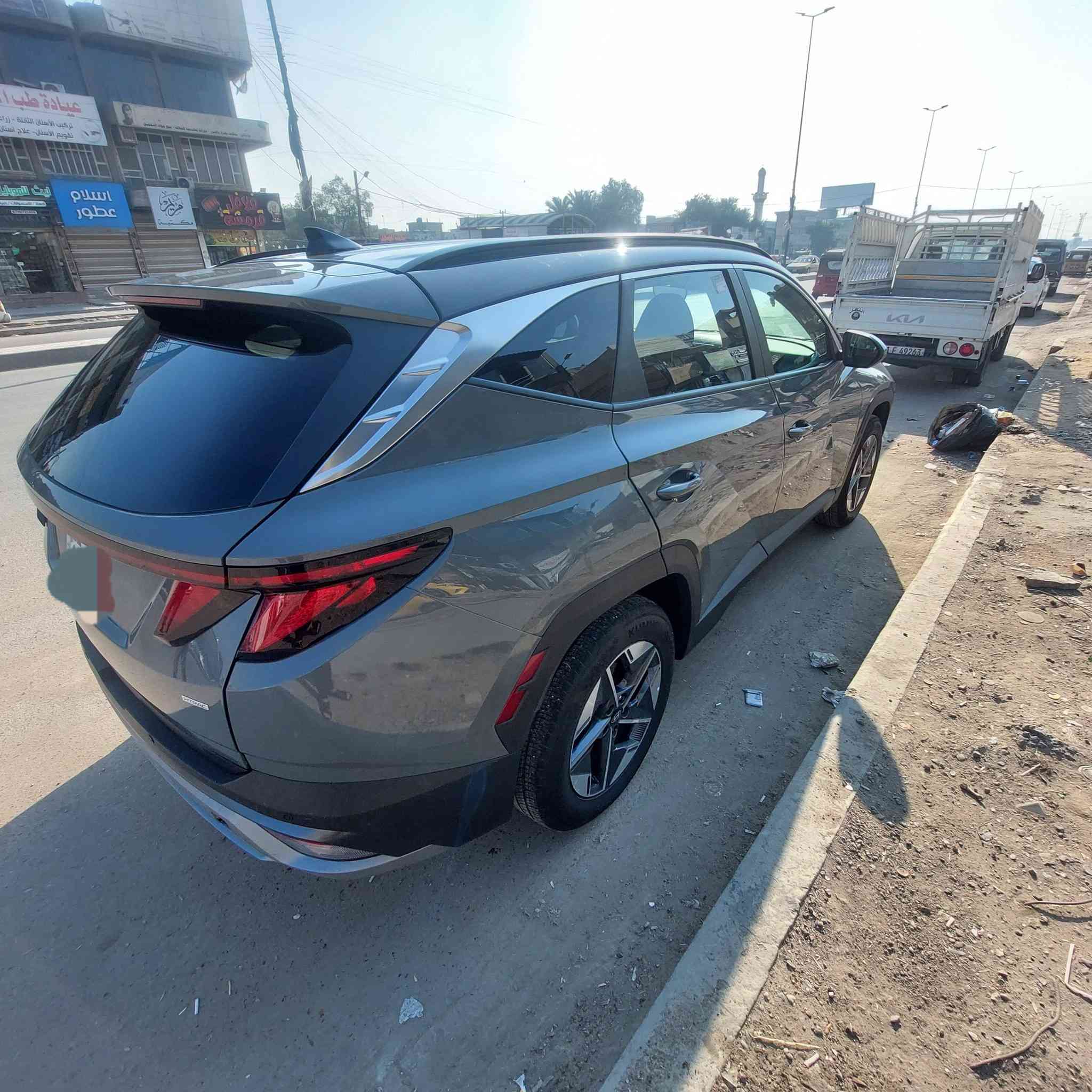 توسان للبيع موديل ٢٠٢٥ماشيه ١٦الف بسمي ترقيم جديد  مكان السياره بغداد شارع فلسطين ***********
