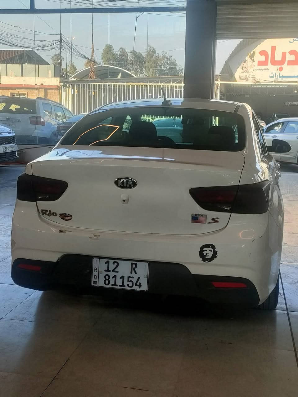 ريو 
كيا ريو.2019..
وارد امريكي ..جاملغين الخلفي وونص الصندوك صبغ وضررها موضح بالصور… 
تحكمات تلفون شاشه … ماشيه 80 الف… 
رقم نينوى  وبيها كابون شرط التحويل… جاهزه للاخير
السعر120 وبيها مجال
الرقم..‏‪***********
