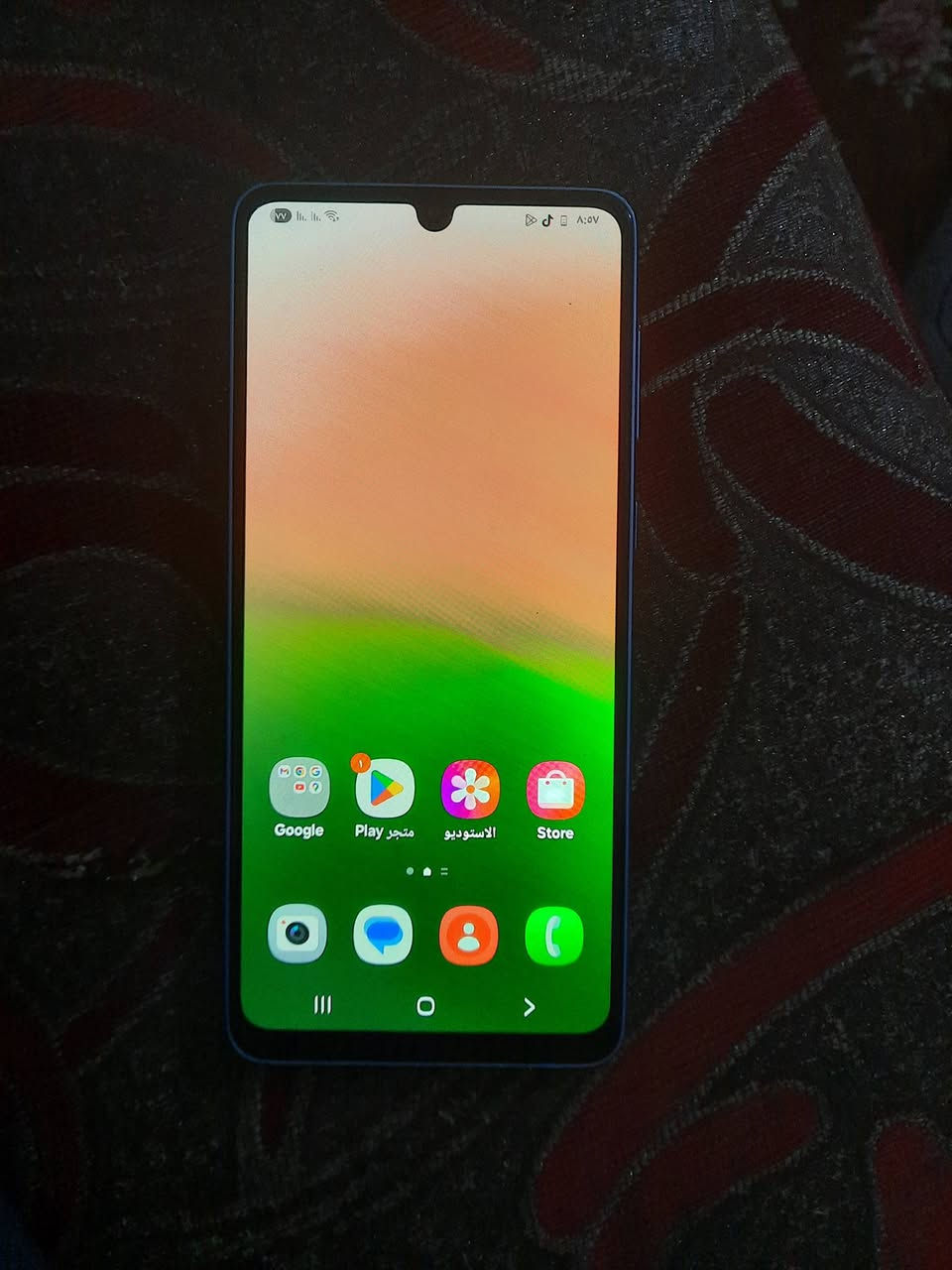 للبيع سامسونك a33 5g شاشه سوبر امولد بصمه بالشاشه بطاريه 5000 ذاكره 128/8 صوت ستريوه كفاله عامه فقط الظهر مفطور وياه ظهر جديد انت تبدله معالج 1280 للبيع 150 للاتصال ***********
