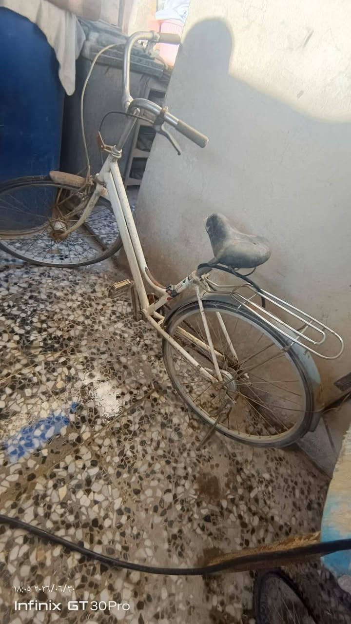 للبيع بايسكلات عدد ٣
ابيعلك على الموجود نقصهن فقط تايرات، لشه نظيفه وشغالات
واحد منهن يتسفط كامل مكمل تايرات جديد ونظيف

شلع ب١٢٥
***********
مكاني حله نادر
