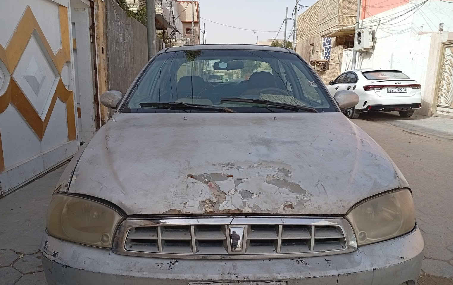 كيه سبكتره موديل ٢٠٠٠ رقم نجف دولي كير عادي محرك بصورة جيدة حداديه ممتازة كهربائية شغاله نظيفه بس البدي يريد ترتيب السعر ١٨ ورقة العنوان نجف هاتف *********** للاستفسار النجف, العراق
