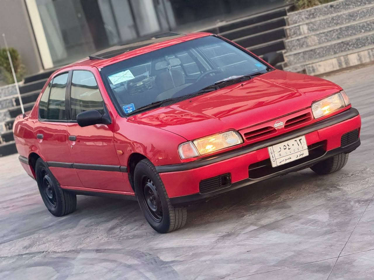 السعر 43$$        ***********
نيسان بريميرا موديل 1992 مكينه كير شرط حجم 16 كير عادي جامات كهرب طخم أمامي خلفي جديد صبغ عام جماليه رقم نينوى ألماني مشروع وطني شرعي موجود شرط التحويل
