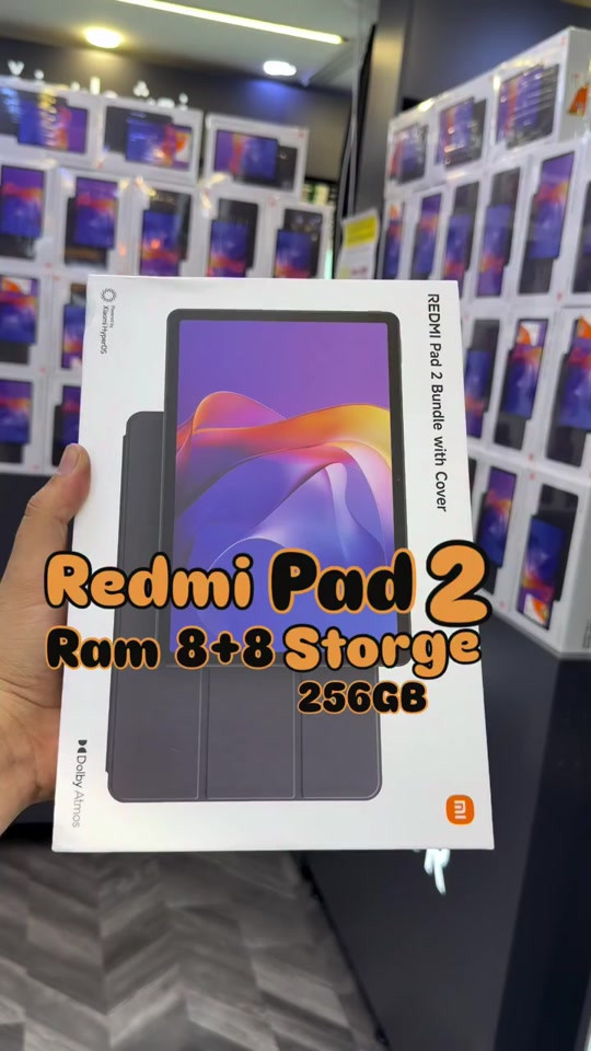 Redmi Pad 2 تایبەتمەندییەکان * شاشە: 11-inch IPS LCD * ڕوونی شاشە: 2.5K (2560×1600) * Refresh Rate: 90Hz * ڕووناکی: تا 500-600 nits * پڕۆسێسەر: MediaTek Helio G100 Ultra (6nm) * GPU: Mali-G57 * RAM: 4GB / 6GB / 8GB * Storage: 128GB / 256GB * Memory Card: پشتگیری microSD تا 2TB * باتری: 9000mAh * شەحن: 18W Fast Charging * کامێرای دواوە: 8MP * کامێرای پێشەوە: 5MP یان 8MP (بەپێی مۆدیل) * دەنگ: Quad Stereo Speakers + Dolby Atmos * سیستەم: Android 15 + HyperOS 2 * Wi-Fi: Wi-Fi 5 * Bluetooth: 5.3 * USB: Type-C * SIM: هەندێک مۆدیل 4G SIM هەیە * قەبارە: باریک و metal body * کێش: نزیکەی 510g


**إذا كنت صاحب هذا الإعلان وتريد حذفه لأي سبب، رجاءا أرسل رسالة إلى الدعم الفني**