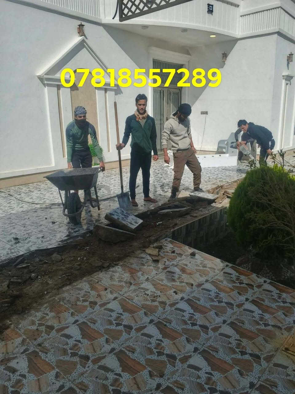 ***********📞سلام عليكم  /  يوجد كادر عمل جاهز /  تصعيد مواد /  تنضيف بيوت /  تفليش /  تكشيط /  دفن نهري /  شقلنه ليل ونهار /  ومعداتنه جاهزه  ومالك دخل بكلشي تأخذ شقل جاهز مني سلمني شقل وتأخذ شقل جاهز / ماعليك بس تصال على رقم /// *********** وسياره تجيك للبيت
