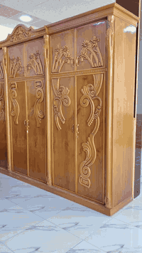 غرفه نوم فصال 5 ملم خشبه كلها دنك زان جديده استخدام قليل السعر مليون و...