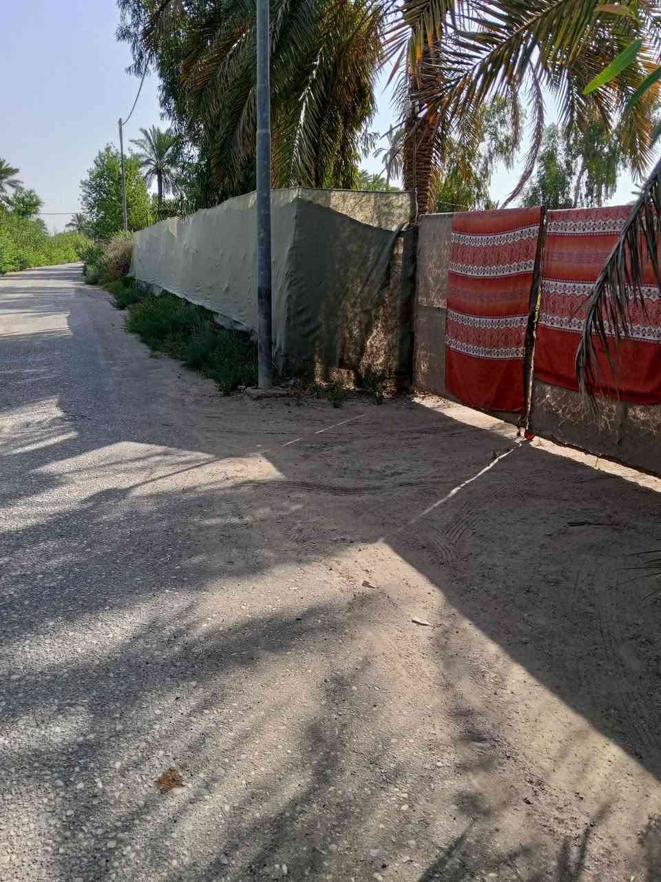 ياالله دونمين ونص زراعي مع بيت كامل ارض مسيجه بالكامل كافة الخدمات كهرباء ماء تبليط منطقه متكامله نظام تقطير مكان الفضليه ال وشاح مقابيل مدرسه الشريف الرضي يبعد عن الشارع العام كيلوين سعر وباقي تفاصيل اتصل او راسل ***********
