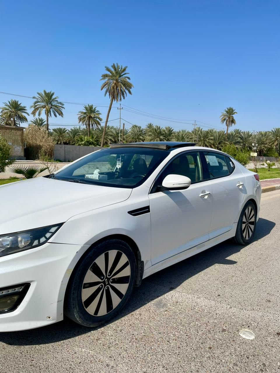 السلام عليكم ..
• كيـا اوبــتما 2013 _ وارد خليجي 

• محرك دوش 2400 ( دبـل أكزوز )

• السياره فول مواصفات :

( بصمه تشغيل + بصمة ابواب / بانوراما / كامره خلفيه + حساسات خلفيه / تحكمات ستيرن كامله / شفتات ستيرن / خزن ميموري لمقعد السايق + تحكم كهربائي / ليـد نهاري/ مري شفط )

• السياره مكفوله من الصبغ و من التبديل 

•   / رقمها سليمانيه

• مكان السياره كربلاء المقدسه 📌

***********
