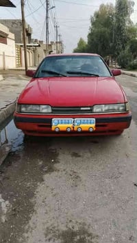 مازدا موديل ١٩٩١ رقم نينوئ سنويه ل٢٠٣٠ كابون بانزين تدفئه وتبريد شغال ...