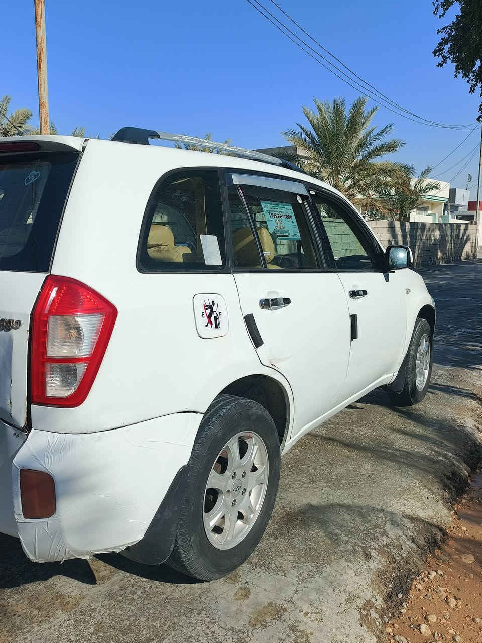 سلام عليكم
تيكو مديل 2013/فول مواصفات
مكينه 200
كير كهربائيّ كفاله
راقم بغداد سنويه 2027
بيهه قطعه صبع 
مكان ديالى بلدروز         سعر 63بيهه مجال 
راقمي ***********
