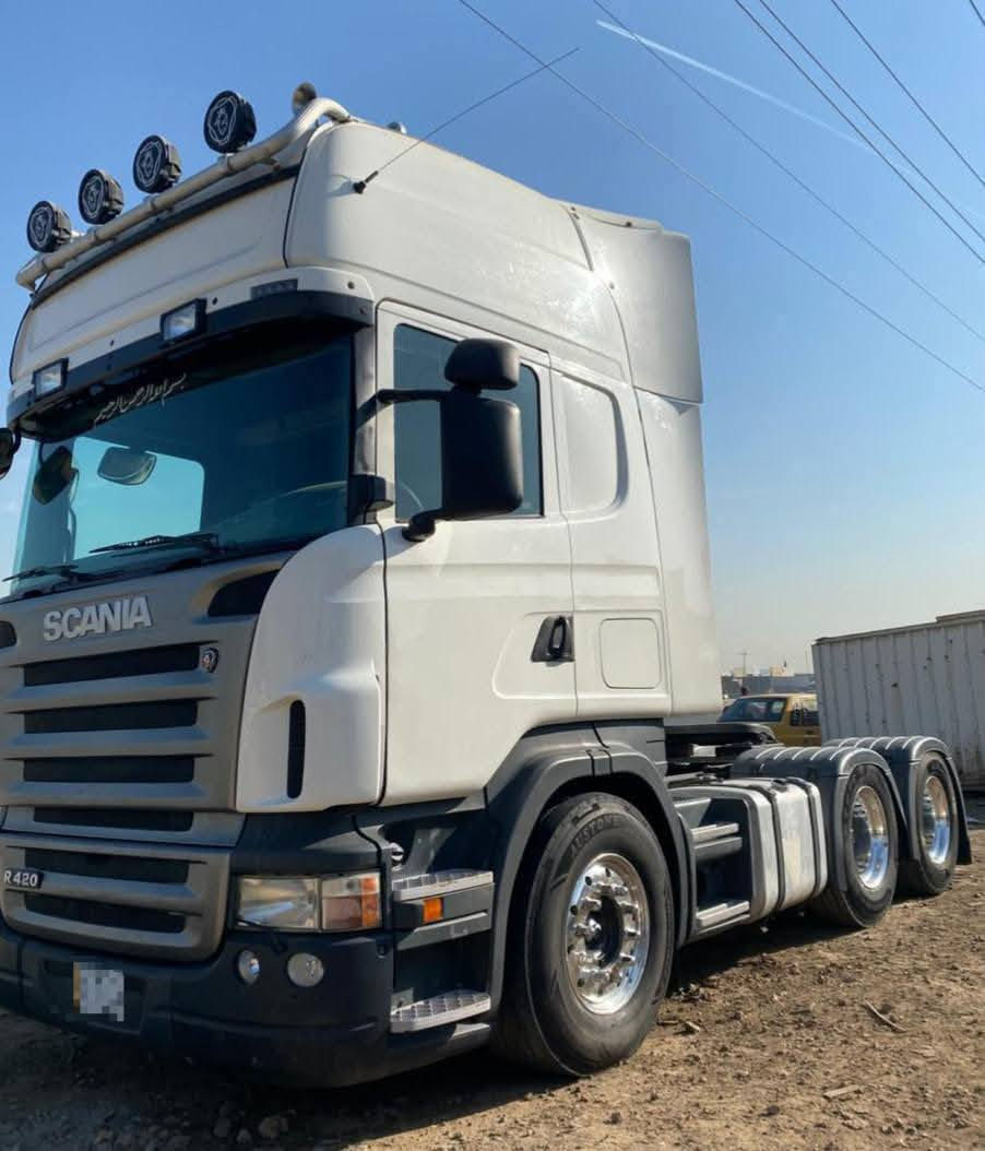 سكانيا سحال مزوج
2007
محرك انجكشن 420 كفاله لا بخار ولا صرف 
كير 900 رتايدر 
جوبلس امامي خلفي 
ثلاجه دبل لكزز
تخم تاير وا ويكب 
كفاله عامه سياره
بدون ارقام 
العنوان بغداد جرف النداف معرض العقابي 
‏‪***********‬‏
