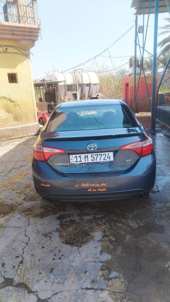 كورله أمريكي موديل2014
حادثه جاملغ امامي سعر 110 بيه مجال *********** باقي الصبغ كلير مال فابلون
