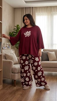 بيجامة ستاتي • L/XL/2X • 70-100 كيلو
