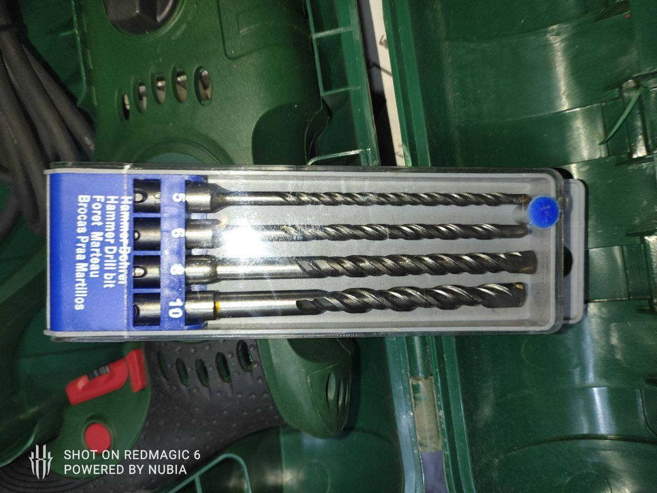 تخفيضات لغاية يوم الاحد 3/22 ...ورة الاحد يرجع السعر الاصلي السعر 95 الف فقط دريل همر اربع شروح سويسرا اصلي جديد غير مستخدم نهائيا ياتي مع جنطة وبرايم  MADE IN SWITZERLAND منشأ سويسري 💯 مختوم بكل مكان يوجد توصيل كل محافظات العراق للتواصل ***********

ملاحظة الدريل لا يحتوى على نظام التكسير
 فقط ثقيب همر وعادي وفتح وشد
