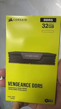 CORSAIR VENGEANCE 32GB (2X16GB) DDR5 DRAM 6000MT/s CL36 BLACK   رامات ...