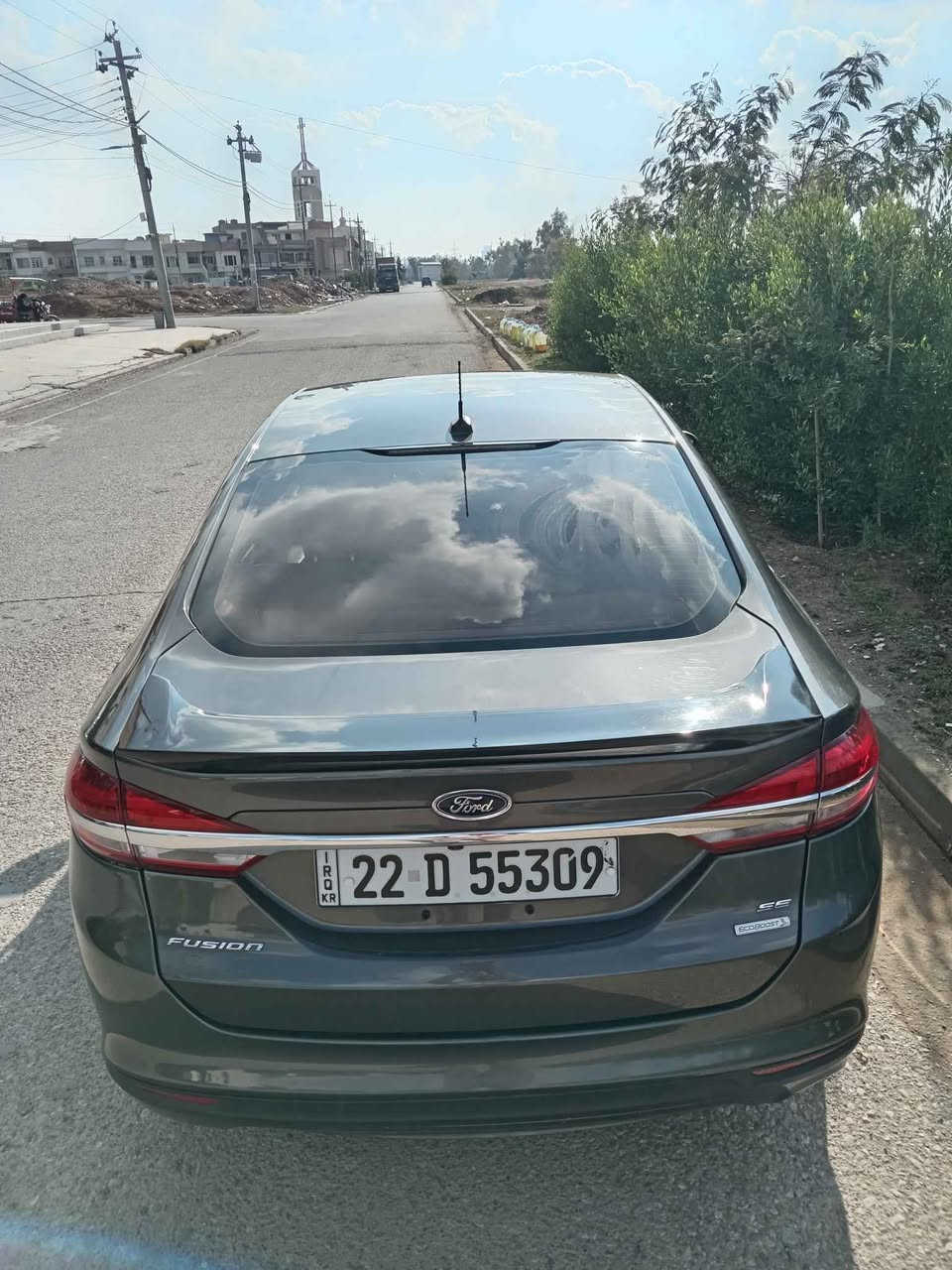 فورد فيوجن *********** موديل ٢٠١٨ مواصفات se  جاملغ ربع بنيد وجاملغ خلفي صبغ  محرك وكير وضع شركة مامفتوح ماشي ٩٩ الف هزة ورقم جديد سنوية ٢٠٢٩ كامرة دوارة شفتات بالستيرن تحكمات جهتين كشنات كهربائي كير ماوس مرايات كهربائي السعر ٩٣ وبيه مجال مكاني اربيل عنكاوة أربيل, العراق
