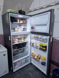 ثلاجة سامسونج • حجم كبير • مشتغله ٥شهور