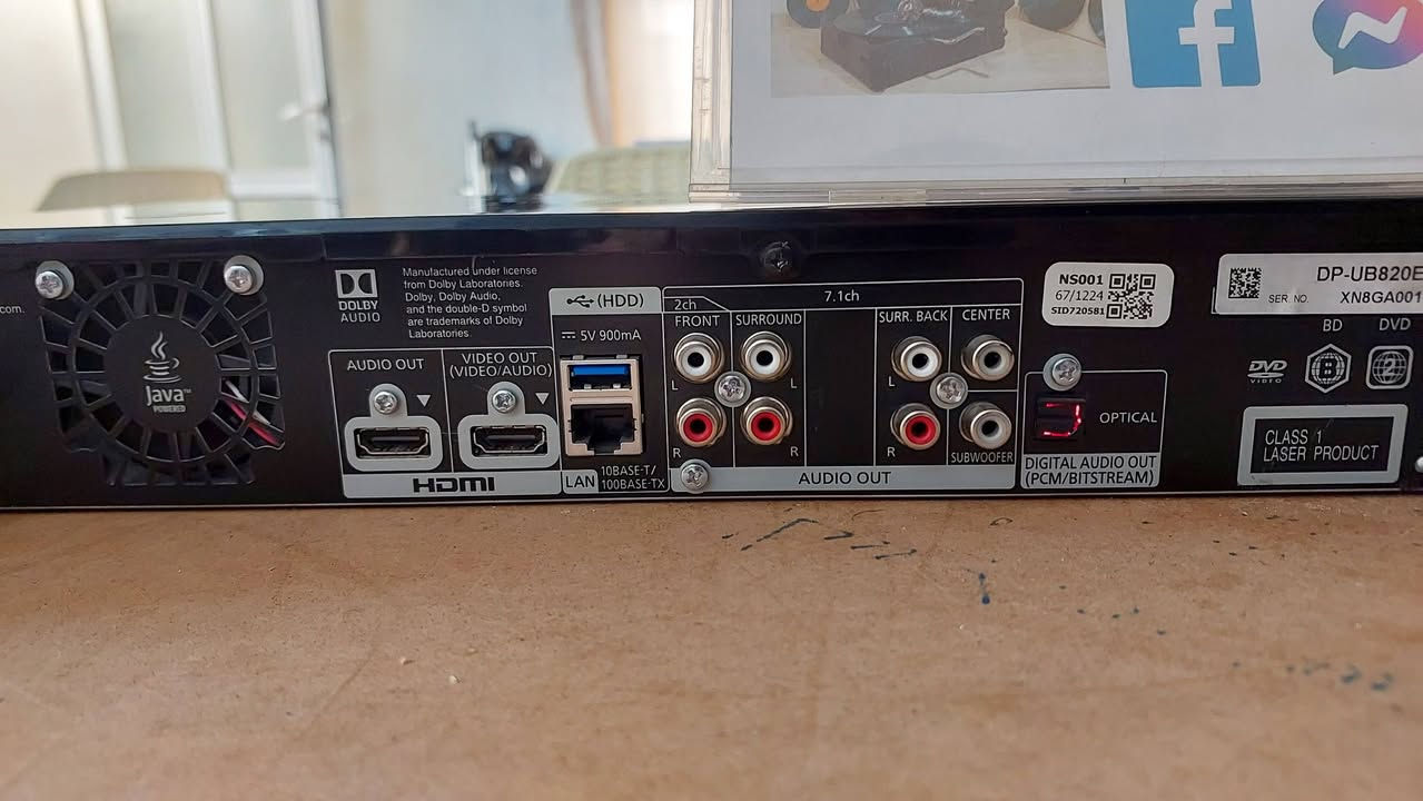 السلام عليكم.. عرض #2026007
مشغل PANASONIC BLURAY HDMI
حجم لارج(عرض 43CM) لون أسود .
انواع المخارج والتفاصيل مصورة بالمنشور .
الجهاز موديل حديث و يدعم 7.1 لتشغيل الأفلام bluray ..
ملاحظة : (( الجهاز بدون ريموت ))
السعر 40 الف دينار شامل توصيل ..
مكاني سليمانية... يوجد توصيل كافة المحافظات.
Mustafa Electronics 
Audio , Video & Electronics
Whatsapp: ***********
