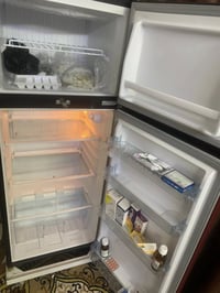 ثلاجه هونداي 10 قدم بعدها جديدة مداخله تصليح امانة الله تجميدها فول را...