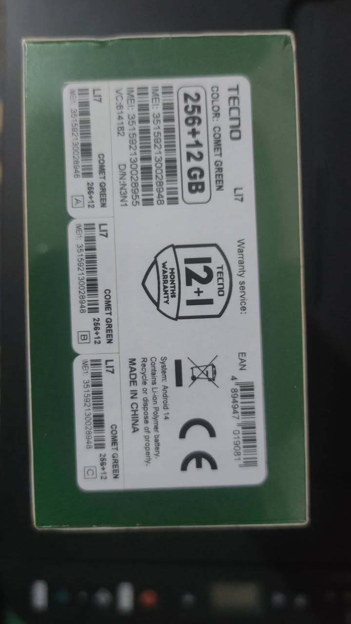 موبايل TECNO POVA 6
للبيع جديد ما مستعمل تغليف الشركة
السعر:  190 الف
الموصفات:
-ذاكرة 256 رام 24 كيكا 
-شاشة 6.78 اموليد 120 هرتز
-بطارية 6000mAh بسرعة 70 واط
-كامرا خلفية 108 ميكابكسل والامامية 32 ميكا
- معالج: Mediatek G99 Ultimate
- يحتوي على اضاءة تفاعلية للاشعارات

**المكان : الموصل


**إذا كنت صاحب هذا الإعلان وتريد حذفه لأي سبب، رجاءا أرسل رسالة إلى الدعم الفني**