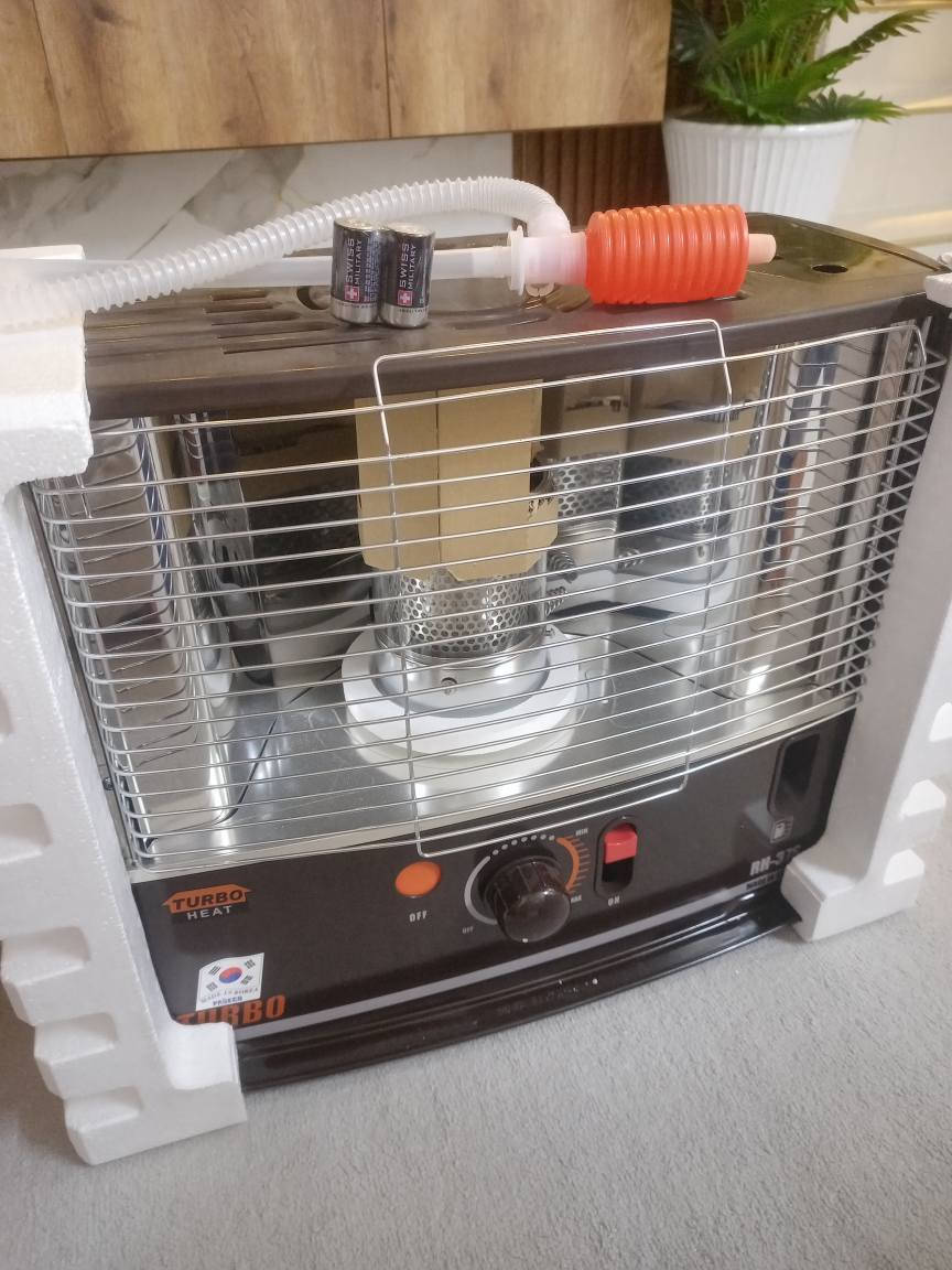 السلام عليكم للبيع مدفئة نفطية نوعية توربو كوري جديدة بعدة بل كارتون سعر ١٥٠ الف للاستفسار اتصال برقم الهاتف***********كركوك
