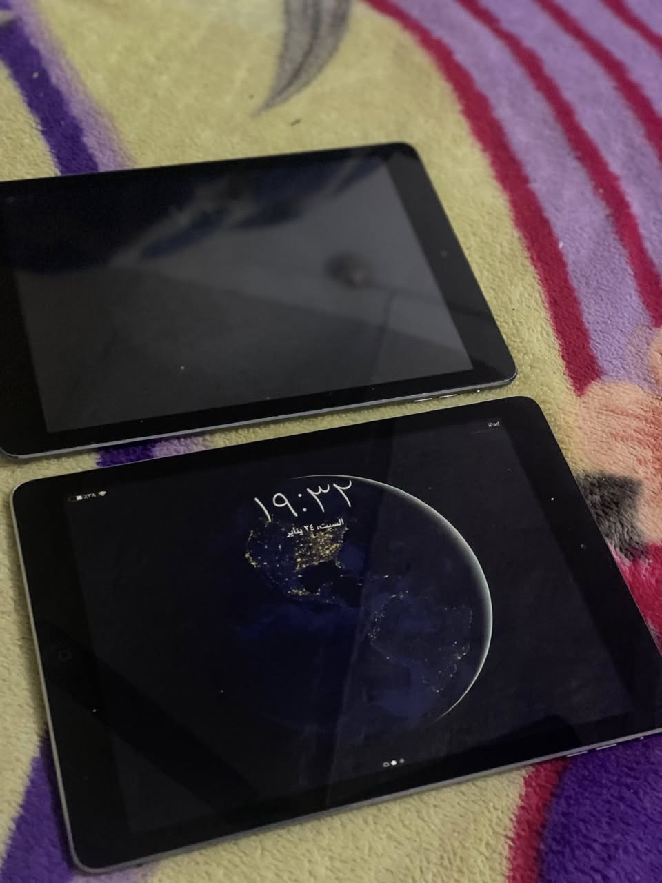 سلام عليكم
ايباد اير زوج ثنين نصيفات جدأ سلاسه فول  يستخدم الدراسه والطفال والمشاعدة الفلام  نضيفات بشكل وسعرهن مناسب يدعم جميع العاب والبرامج 
نصيفات كلش 
زوج اليبادات سعرهن 210 وبيهن مجال قليللل حق الجيه

وجهاز شاوومي جديد بل كارتون هنة وغراضه 
ذاكرته 512
جهاز ما مستخدم ابد سعره 110
مستعجل عله بيعتهم بسبب ضروف 
رقم الهاتف ***********
العنوان ميسان
