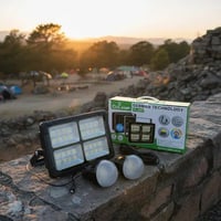 إنارة شمسية • لوح شمسي • باور بانك