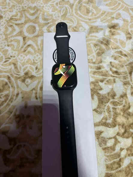 السلام عليكم
ساعة ابل جيل 11 
الحجم 46
الذاكرة 64
البطارية 100‎%‎
استخدام شهر فقط بعدهة بالضمان 
السعر 500 بي مجال بسيط 
العنوان - بغداد - الكرخ /رقمي ‏‪***********‬‏
