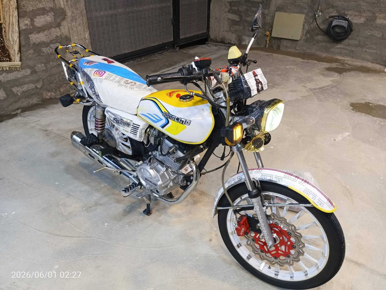 للبيع موديل 25 محرك 200cc السعر 800ألف وبي مجال بسيط للاتصال ***********
