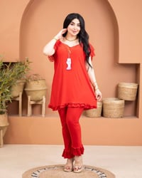 تونك طويل • فول ليكرا • دنتيل صدر