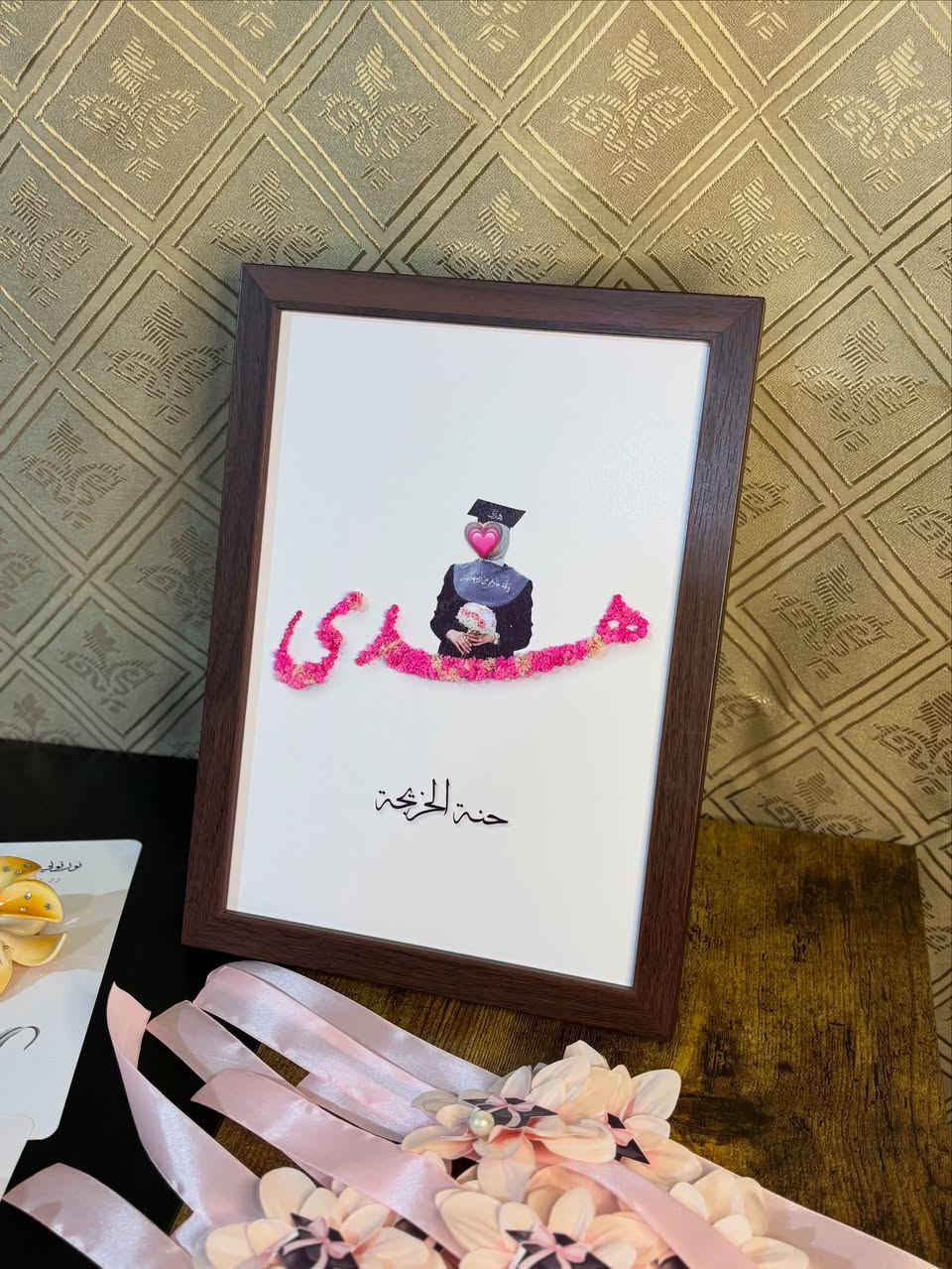 حنة الخريجة هدى 💖🌸
لوحة مطرزة بالورد ، شرايط ورد ، توزيعات قراصة الوردة


**إذا كنت صاحب هذا الإعلان وتريد حذفه لأي سبب، رجاءا أرسل رسالة إلى الدعم الفني**