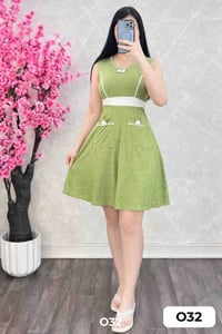 فستان قصير • فانيلة قطني • فري سايز ٩٠