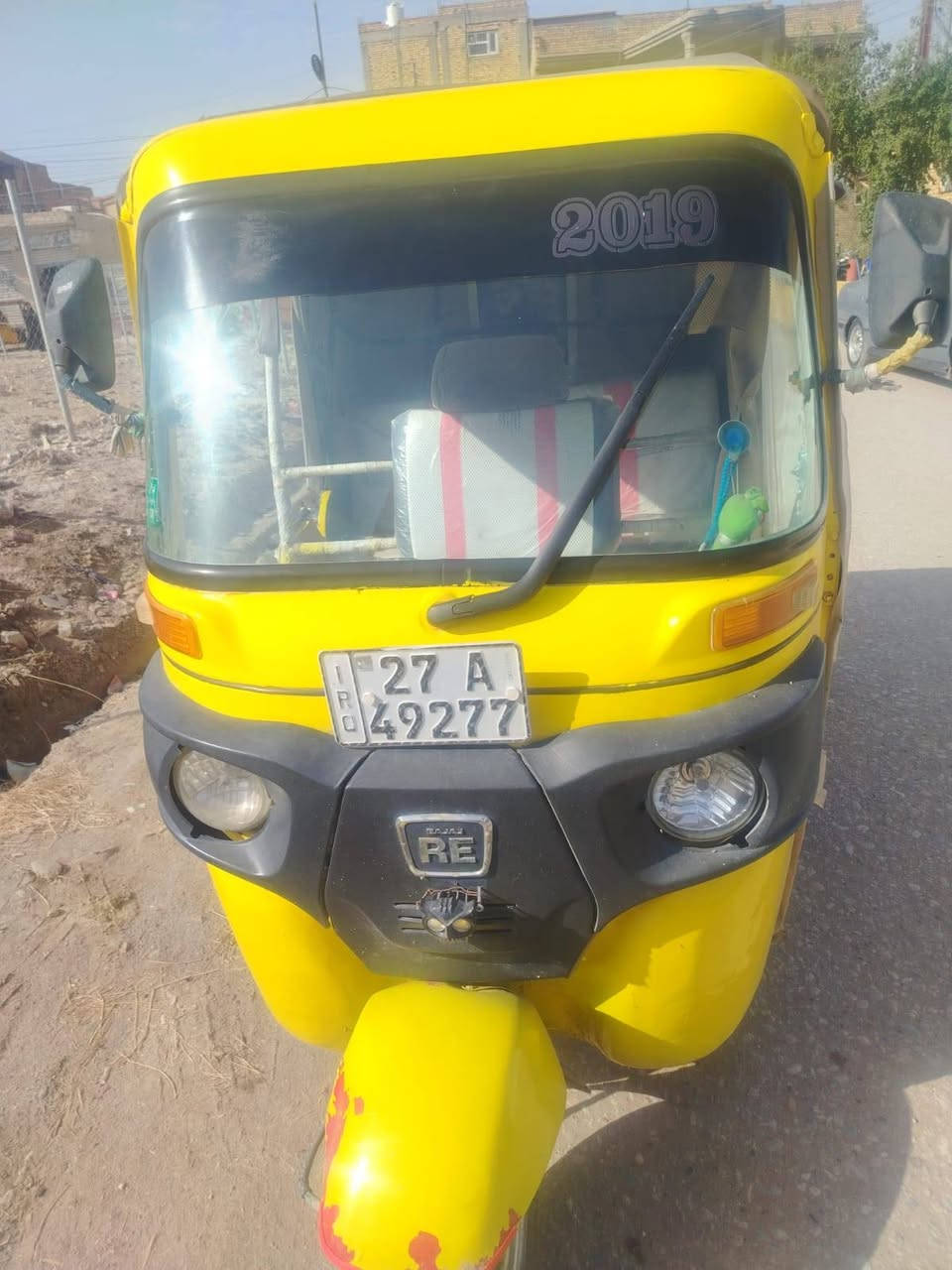 سلام عليكم شباب تكتك للبيع2018بشهر11طالعه رقم انگليزي وبسمي التكتك مجفته مره وحده كلشي شغال بيه تكتك خير من الله مشي ونضافه سعر4ملاين و300الف وبيه مجال للشراي***********
