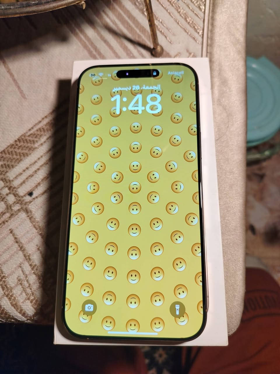 ايفون16برو ماكس ضمان ماستر شرق اوسط الاصلي ضمان ب٢٠٢٦يلة يخلص نضافة١٠٠٠٠٠٠٠جديد جديد جديد
بغداد شعب توصيل ماكو ,***********
سعر لمطلوب1325 اقلللل سعر بلفيس محتاج وبشدة
خالي من اي مشاكل جديدد
ذاكرة256
بطارية100 في حالة لوكالة 
نضافة شاصي+ضهر+شاشة١٠٠/١٠٠
