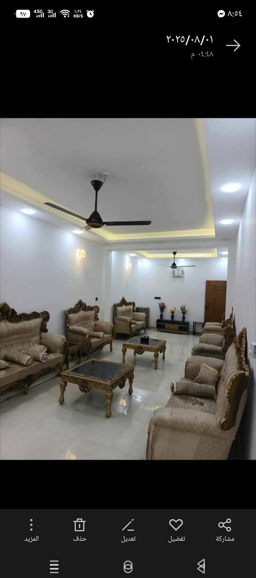 دار للبيع ٢٠٠م حي الوفاء جديد ٤ غرف نوم منطقة ال٣٨ مقابل حي الجامعة ***********
