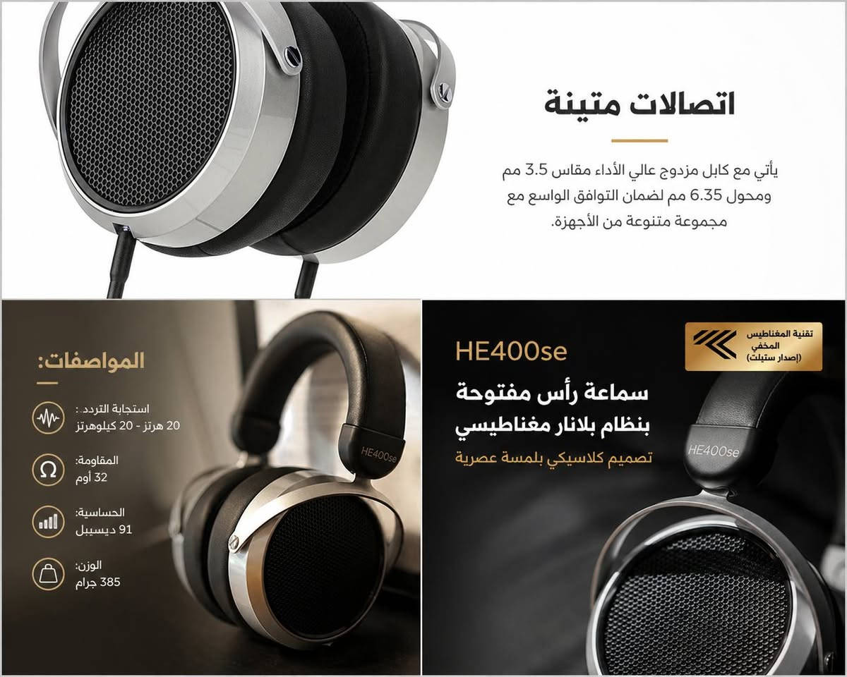 متوفر hifiman he400se
سماعة استوديو اوبن باك 

سعره 110 مع التوصيل


**إذا كنت صاحب هذا الإعلان وتريد حذفه لأي سبب، رجاءا أرسل رسالة إلى الدعم الفني**