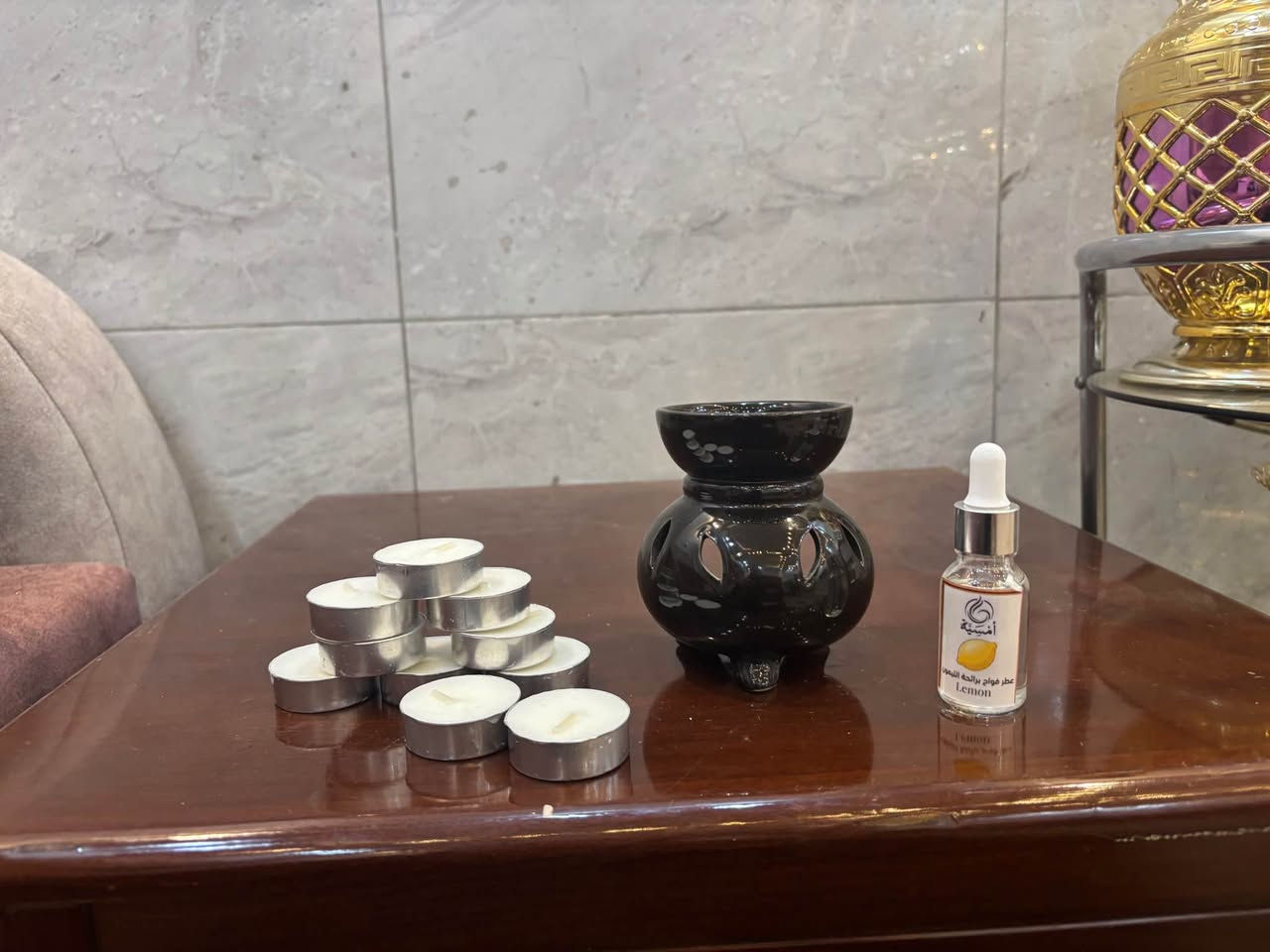 فواحه وعطر زيتي والشموع بكج كامل

من متجر أمسيه على انستا بغداد, العراق


**إذا كنت صاحب هذا الإعلان وتريد حذفه لأي سبب، رجاءا أرسل رسالة إلى الدعم الفني**