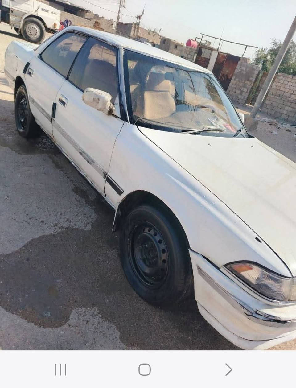 سيارة مارك كصيف  موديل 1992 سنويه 2028 تحويل شرط راعية موجود محرك ونجي 6سلندر الكهربائي المرغوب محرك كفالة كشرته نضيفه توه مبدل تواير  ٢ نضاف باور جديد حداديه 100% سياره نضيفه لبطاين نضاف خياسات قليل  سياره نقصه بس ضعف بل كير يتأخر بل تبديل وبيها كصه قماره مامبينه سياره مامتعوبه سعره 32$وبيها مجال لشراي مالك حيله لاتخابر وتكسر بيها مكان البصره القرنه الشرش رقم:***********
مكلف بل نشرر لاتراسل خاص مارد
