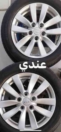 للمراوس تخم ويل كب مع تاير حجم ١٧  رايد ويل عادي حجم ١٥ مع تاير للتواص...