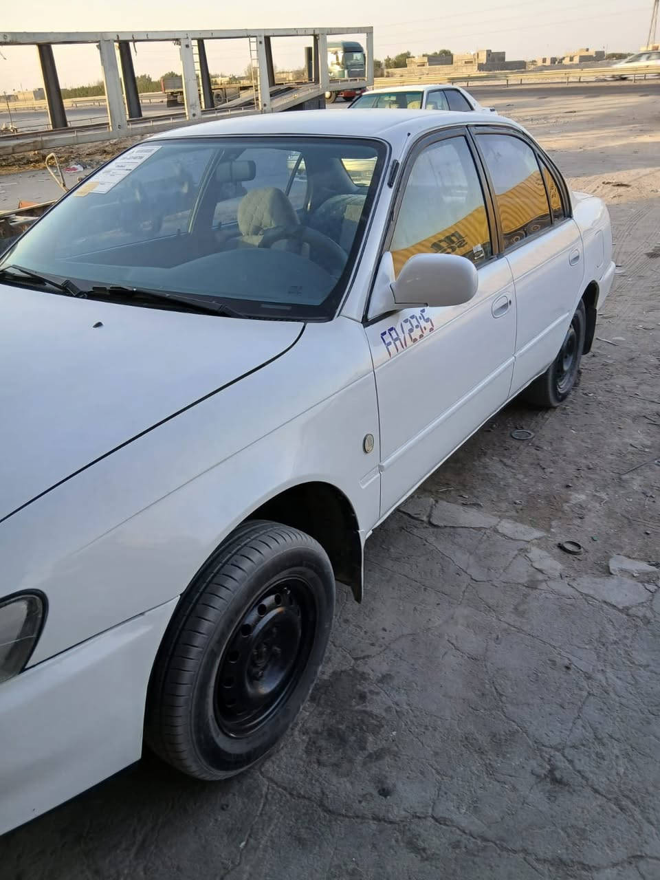 سلام عليكم كورلا موديل 94سنويه منتهيه رقم مثنى
مكينه وكير كارتون مصبوغه جماليه تبريد كمبريسر. فقط  
حداده جديده تخم تاير للستفسار تصال ع رقم ***********
مكلف بالنشر
