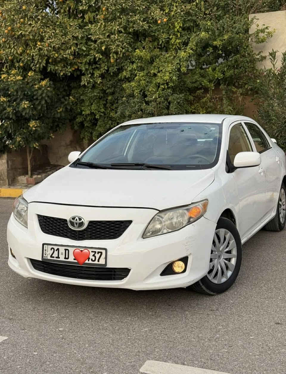 للبيع كورلا موديل 2010 كندي رقم سليمانيه سنويه رقم جديد شرط التحويل والغرامات السياره كندي بيها قطعتين صبغ جاملخ وبنيد ومكانات بارد والسونار كدامك جديد محرك كير مكفولات بشرط لون ابيض ثلجي سياره كلش حلوة تايرات جديد صدر جديد تبريد تدفئه بشرط السعر 110$ مكان السياره بدوز وشراي يتصل على الرقم ***********
