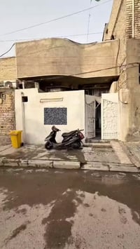 شارع المصرف جاي من جامع كاضم الفضلي بفرع مكوي الرحمه بيت بلعلماء زراعي...