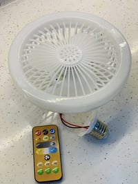 ريموت تحكم • مروحة LED • هولدر