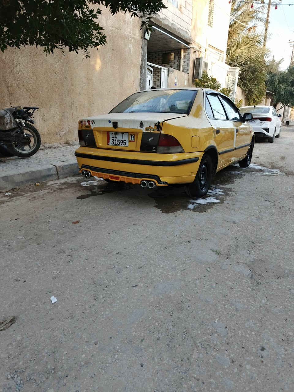 سلام عليكم
سمند 2009 رقم انكليزي سنويه 2030
سياره جاهزه واحد على واحد
ترايك وين ما يعجبك كير مكينه حداديه اسفنجه
من كهربايات كلهه شغاله اشاير سكنات 
لايتات السياره بيهه خياس بلدوس اموضح للصور
شاشه تاب   هيئة غرامات تأخذ امصفره اوجاهزه
السعر 30 بيهه مجال شي قليل ***********
