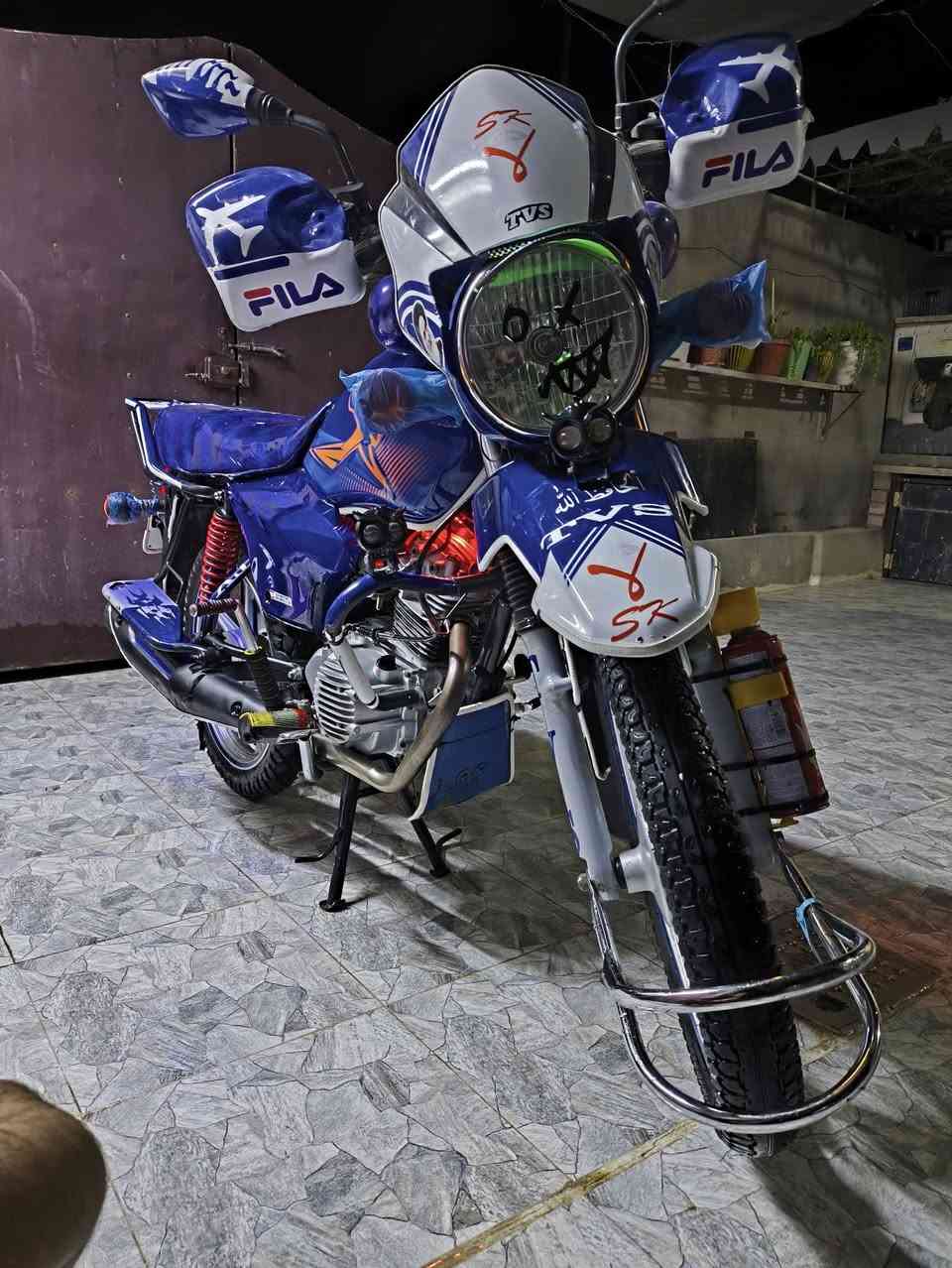 دراجه TVS موديل 2021 مكفوله كفاله عامه م̷ـــِْن كلشي اوراق اصولية محرك مامفتوح نظافه فول مكفول من شخط وجرد دبل سويج تايرات جدت كهربائيات كله شغاله الي مو شراي لٱ يتصل او لٱ يكسر بحلال ناس خاص مارد تواصل ع رقم ***********
