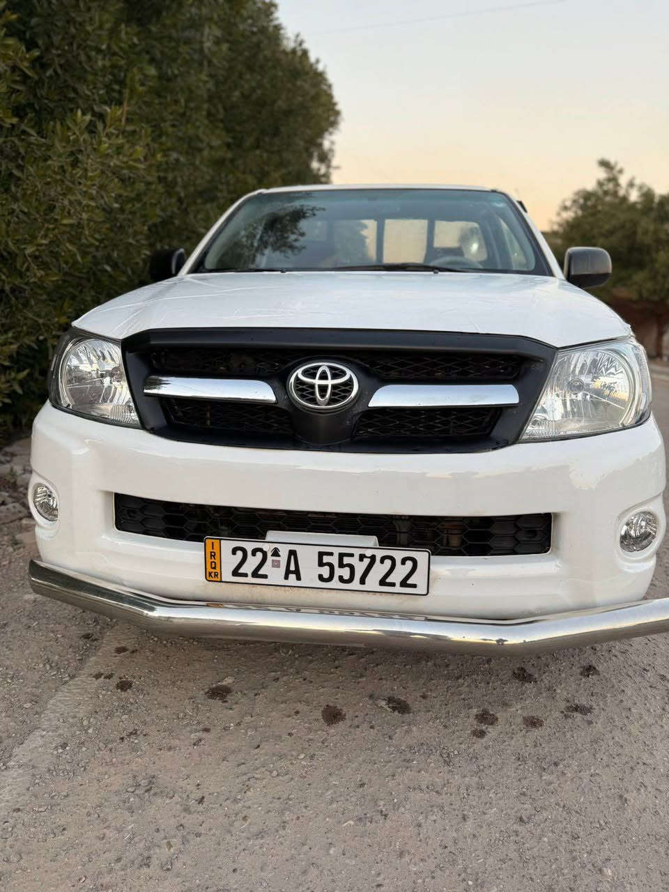 بيكم تيوتا هايلوكس ٢٠٠٨ 
رقم اربيل الجديد هزه جديدة وسنوية جديدة تنتهي ٢٠٣١ 
تخم تاير جديد باتري جديد 
صدر امامي جديد بل كامل 
صدر خلفي جديد بل كامل 
ارضية جلد والكشنات دوشمة جديدة
بسمي السيارة ثاني يوم تحويل مكاني بغداد السعر 148 رقم الهاتف *********** السيارة نظيفة جداً وبيها سونار فحص مع الصور بغداد, العراق
