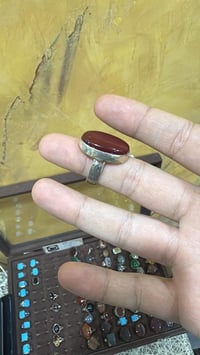 عقيق يماني • كرز • قياس ٢٢